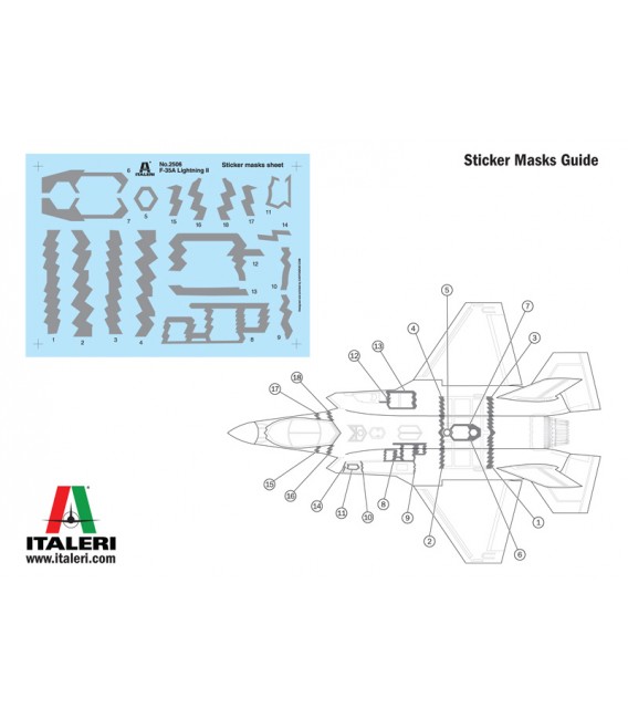 2506 - F-35 A LIGHTNING II - Italeri Escala 1/32