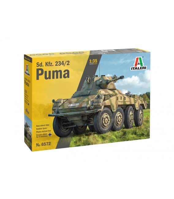 6572 - Sd.Kfz. 234/2 Puma - Italeri Escala 1/35