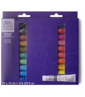 Set Oleo al Agua Winsor and Newton Artisan 20 tubos 12 ml.