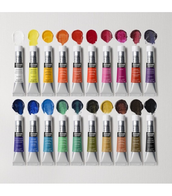 Set Pintura Oleo al agua Winsor and Newton Artisan 20 tubos 12 ml.