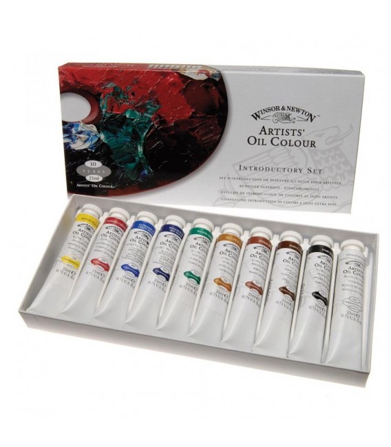 Set Pittura Olio Winsor and Newton Artist 10 tubi 21 ml.
