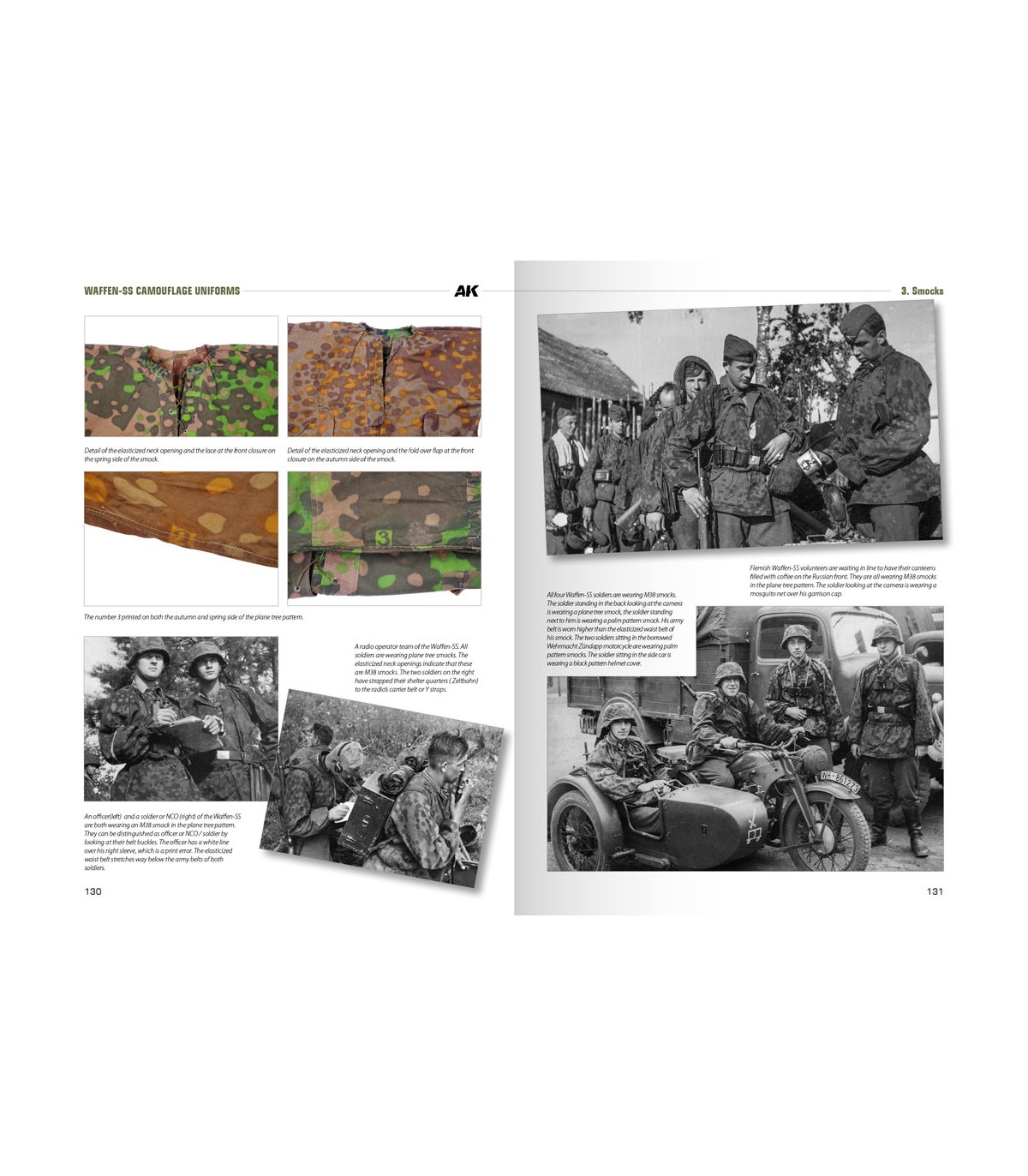 AK130008 Waffen-SS Camouflage Uniforms - English