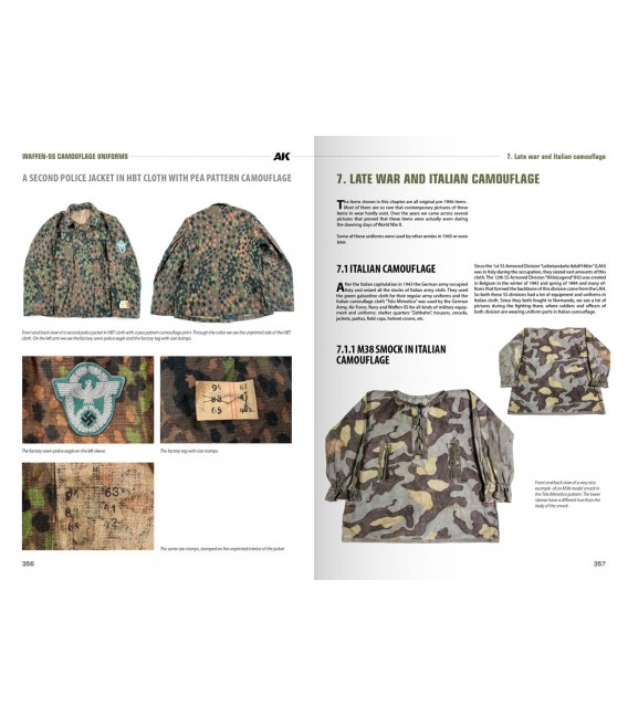 AK130008 Waffen-SS Camouflage Uniforms - English