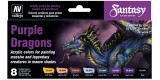Set Vallejo Game Color 8 u.(17 ml.) Purple Dragons