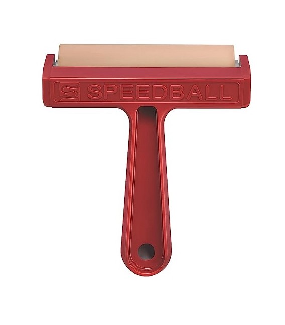 Rodet de Cautxu Suau 10,16 cm. Speedball