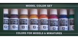 Set Vallejo Model Color 8 u. (17 ml.) Transparent Colors