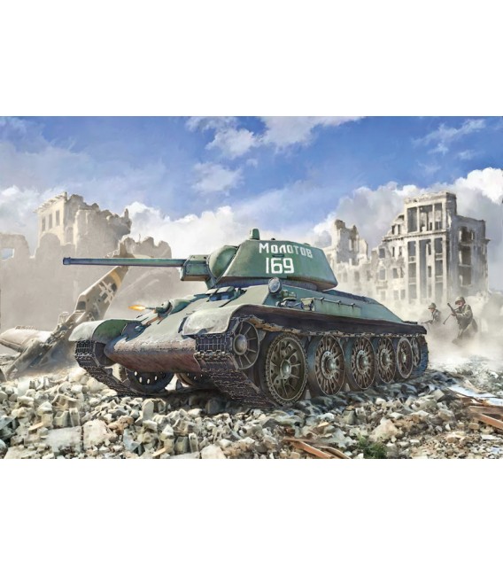 6570 - T-34/76 Model 1943 Early Version Premium Edition - Italeri Escala  1/35