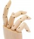 Maniquies Articulados de Madera Mano Pequeña 17 cm.