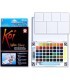 Scatola acquerelli KOI plastic set 48 godets