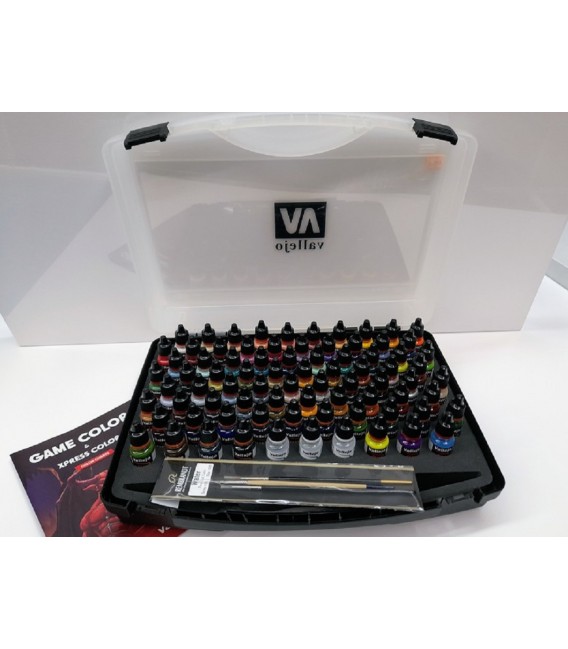 Scatola Vallejo B.A.F. Selection Game Color New/Xpress Color 80 u. (18 ml.)