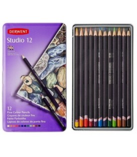 Boîte de crayons de couleur - Derwent Academy - 24 pcs - Crayon couleur  adulte - Creavea