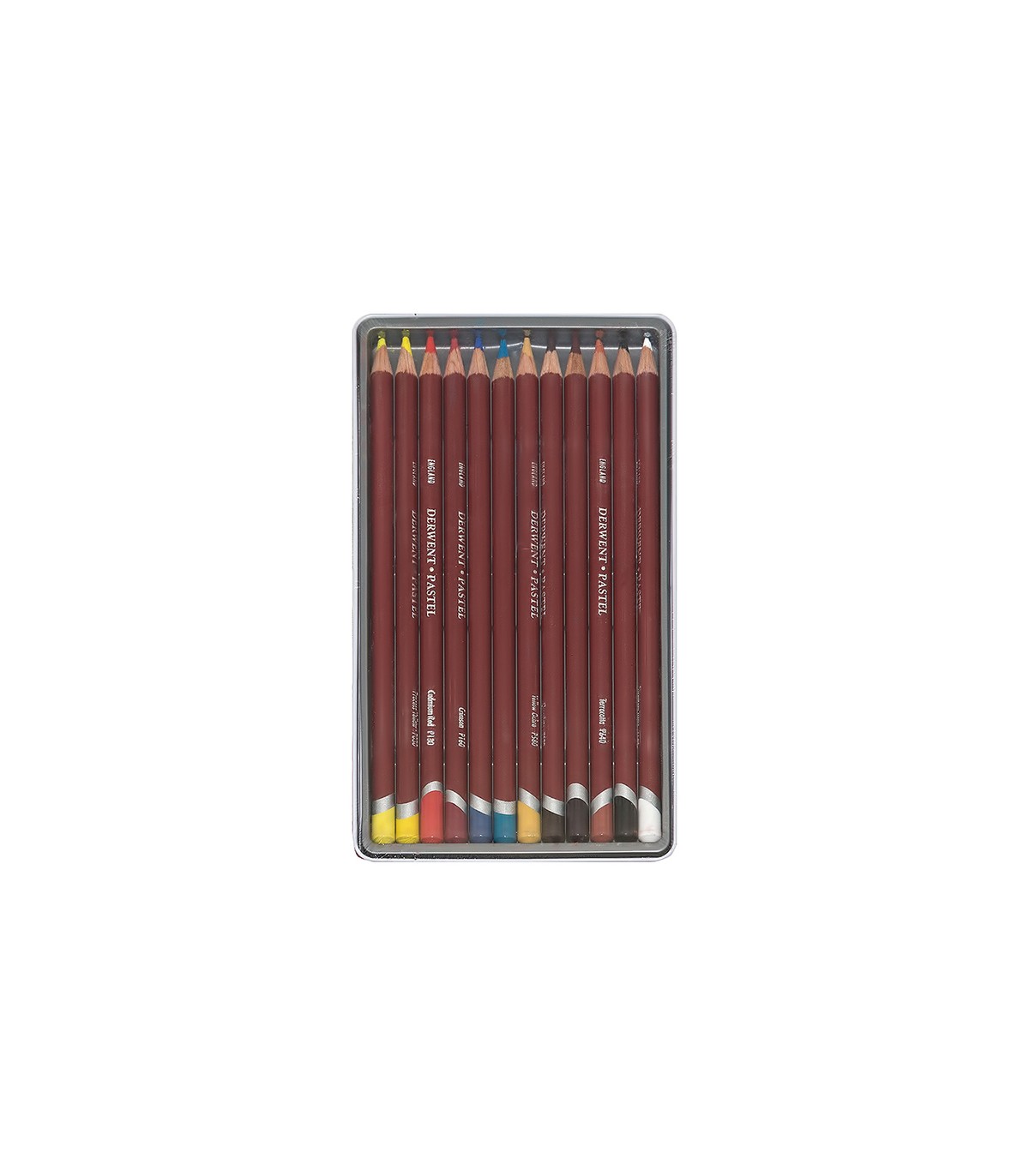 Derwent Pastel Pencil Tin of 12 Skintones