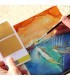 Metallic set Acuarelas en cuadernillo Viviva Colorsheet 10 colores