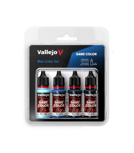 Set Vallejo Blue Game Color NEW 4 u. (18 ml.)