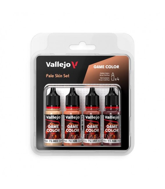 Set Vallejo Pale Skin Game Color NEW 4 u. (18 ml.)