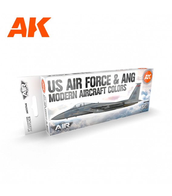 AK11746 US Air Force & ANG Modern Aircraft Colors 8 u. 17