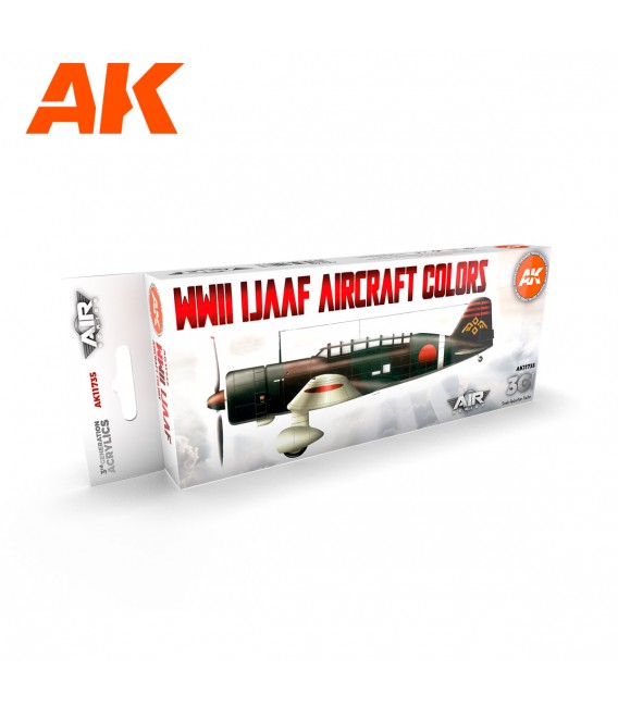 AK11735 WWII IJAAF Aircraft Colors 8 u. 17 ml