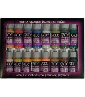 Vallejo - Game color set: Extra Opaque colors 8x17 ml. - plastic