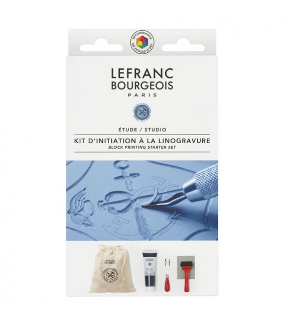 Kit de iniciacion al Linograbado Lefranc Bourgeois 250 ml.