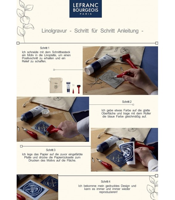 Kit Iniciacio al Linogravat Lefranc Bourgeois 250 ml.