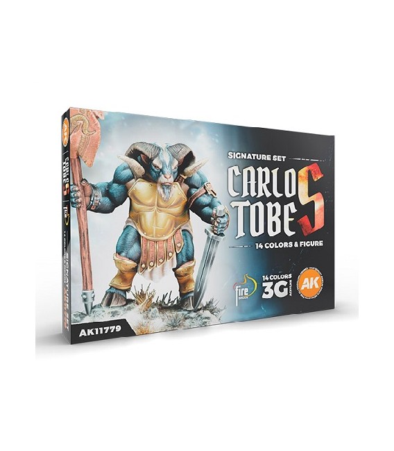AK11779 Carlos Tobes – 3GEN Signature Set – 14 Colors 17 ml and 1 Figure