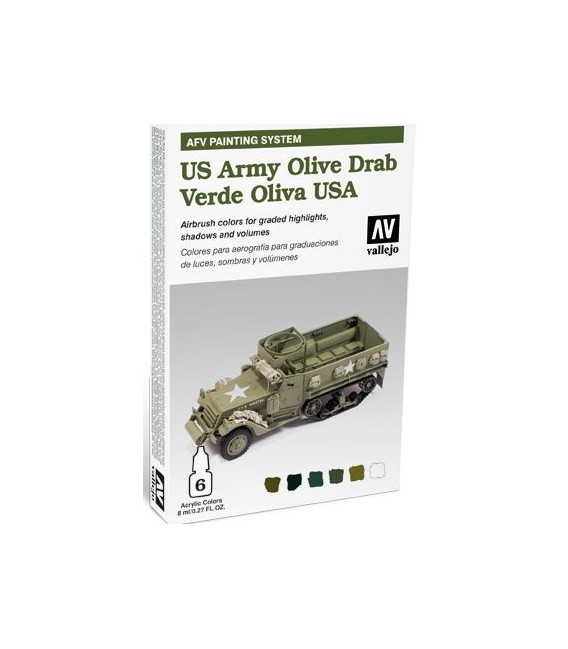 78.402 Set AFV Verde Oliva USA.