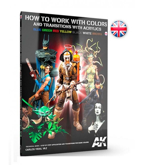 AK293 How to Work with Colors and Transitions with Acrylics - English