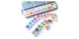 White Nights Pastel Tones watercolor metal box 18 colors