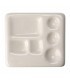 Mini palette ceramique White Nights 7 x 8 cm.