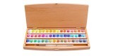 White Nights watercolor beech wood box 48 colors