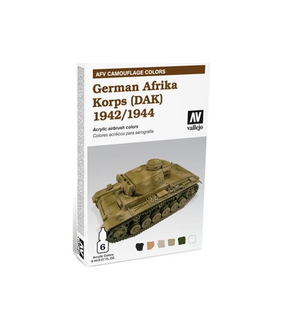 78.410 Set AFV German Afrika Korps 1942-1944 (DAK).