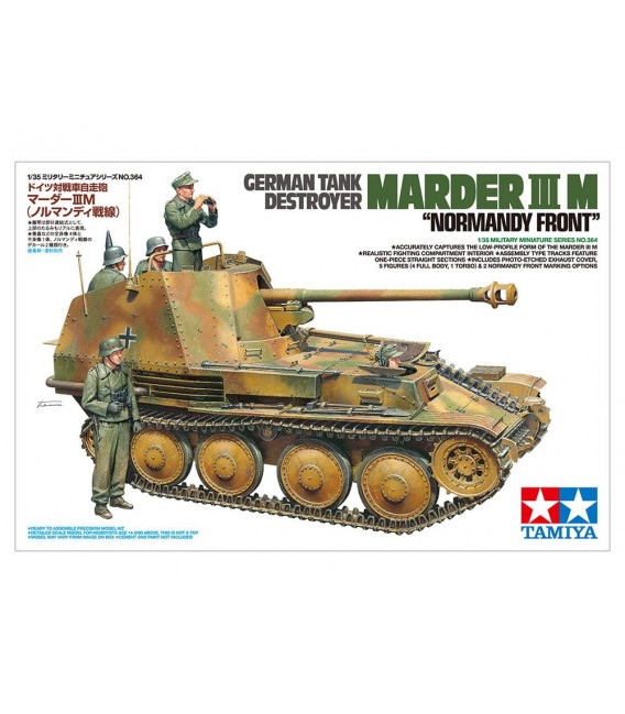 35364 - German Tank Destroyer Marder III M "Normandy Front" Tamiya Echelle 1/35