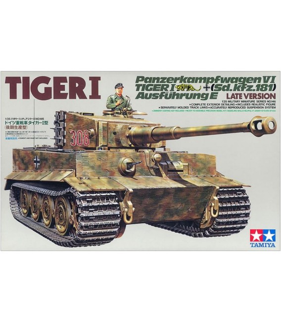 35146 - Tiger I - Pz.Kpfw.VI Ausf.E Sd.Kfz.181 Late Version Tamiya 1/35