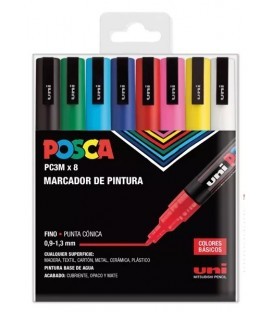 Boites Feutres Posca 8 pcs. PC-3M