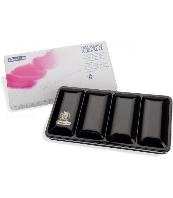 Set acquerelli metallo Schmincke Horadam 36 godet
