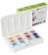 Boite plastique White Nights 12 couleurs "Botanica"