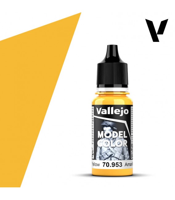 70953 Flat Yellow Model Color NEW 18ml.