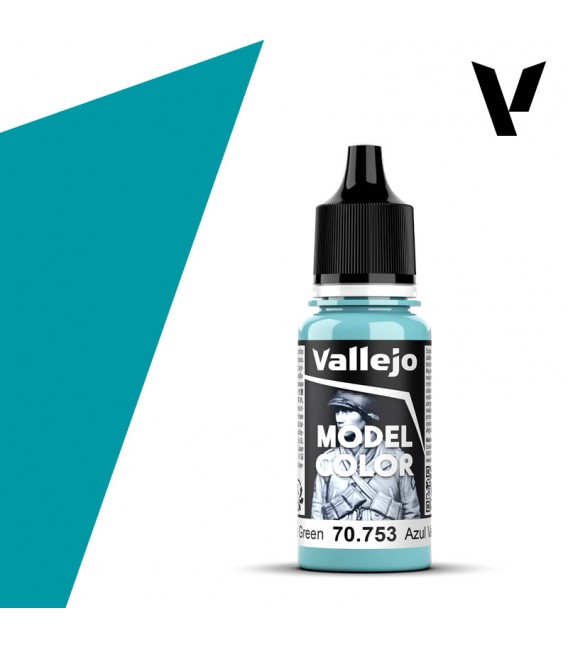 70753 Azul Verde Claro Model Color NEW 18ml.