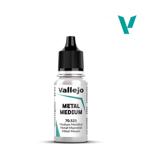 Medium acrilic metàllic Vallejo 17 ml.