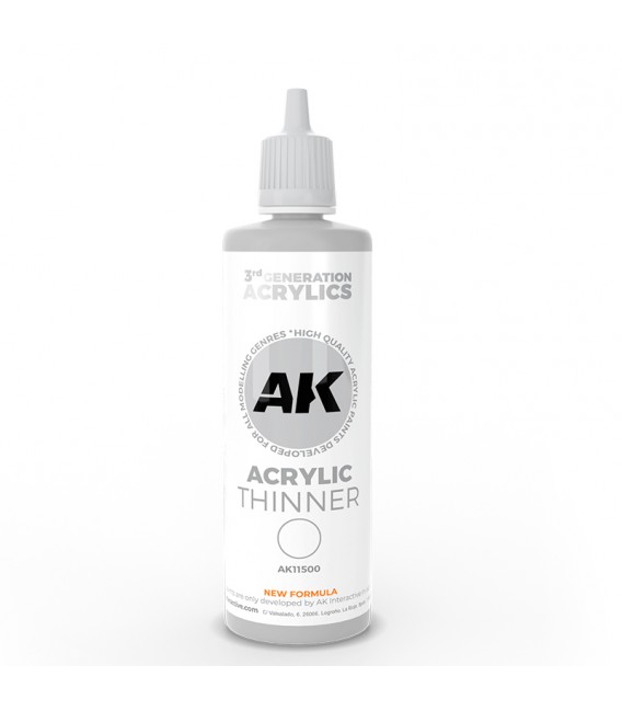 AK11500 3GEN Thinner Diluyente Acrilico 100ml.