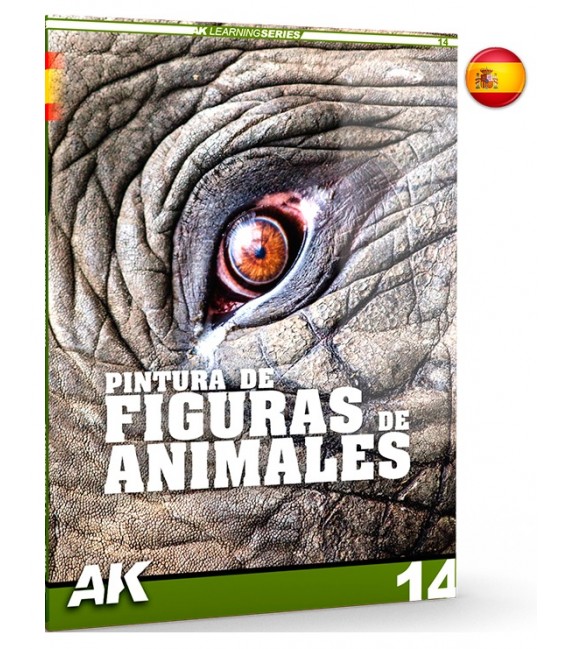 AK519 AK Learning 14: Pintura de Figuras de Animales - Castellano