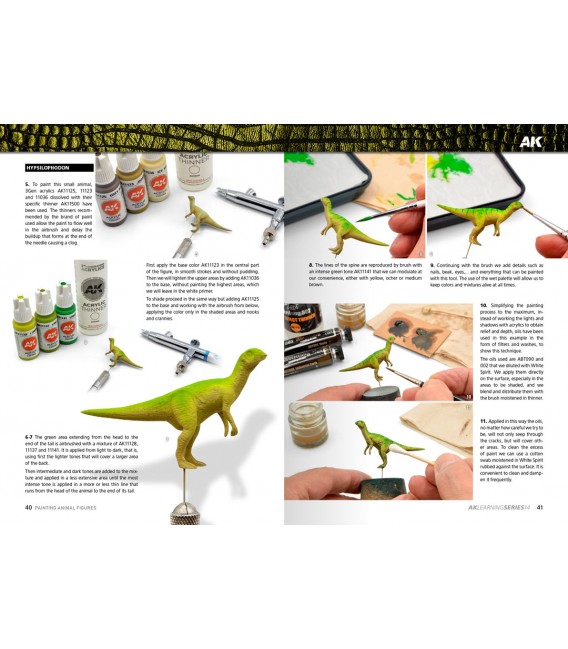 AK519 AK Learning 14: Pintura de Figuras de Animales - Castellano