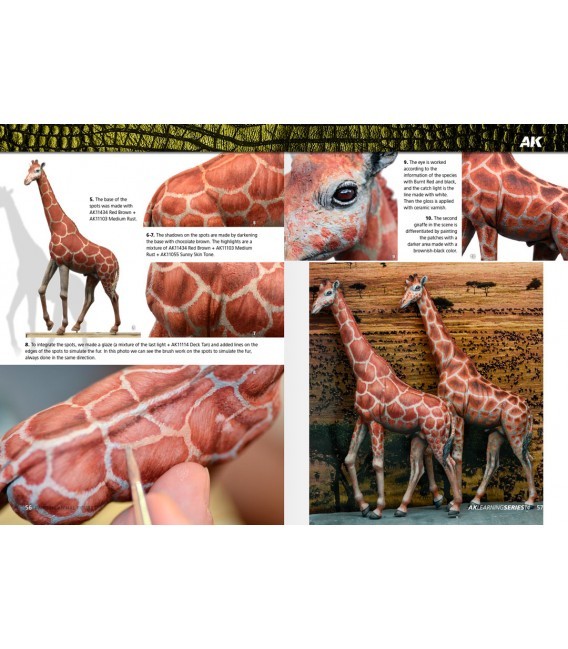 AK519 AK Learning 14: Pintura de Figuras de Animales - Castellano