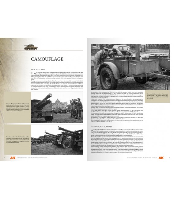 AK130010 Vehicles of the Polish 1st Armoured Division – Camouflage profile guide - English