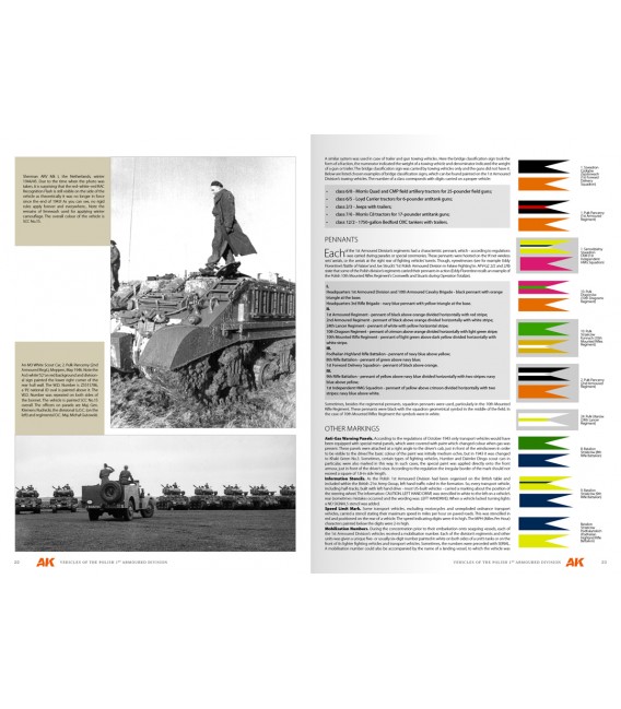 AK130010 Vehicles of the Polish 1st Armoured Division – Camouflage profile guide - English