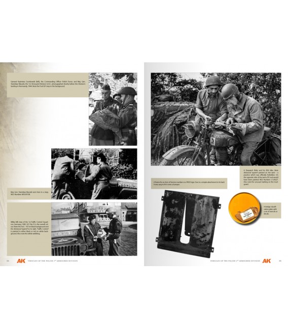 AK130010 Vehicles of the Polish 1st Armoured Division – Camouflage profile guide - English