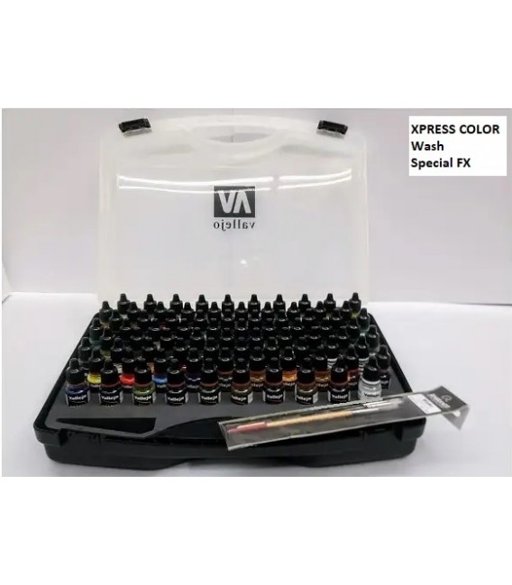 Boite Vallejo Selection B.A.F. Xpress Color/Effects 80 u. (18 ml.)