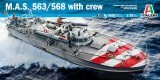 5626 M.A.S. 563/568 with crew - Italeri Escala 1/35