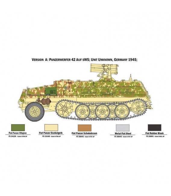 6562 15 cm Panzerwerfer 42 auf sWS - Italeri 1/35 Scale