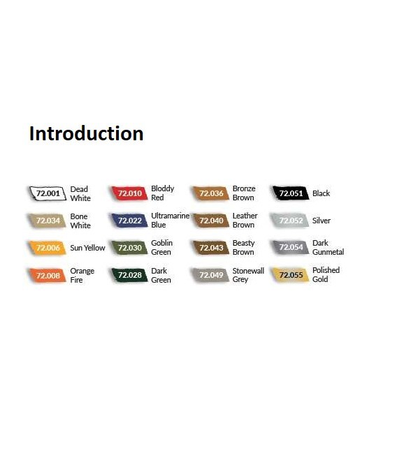 72299 Set Introduction Vallejo Game Color NEW 16 u. (18 ml.)